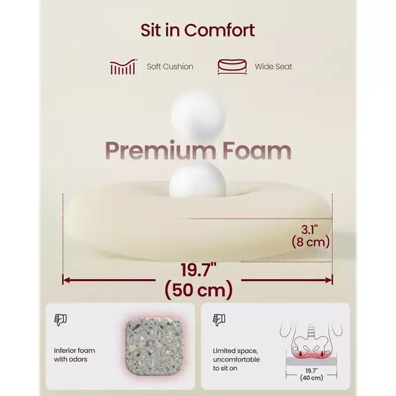 VASAGLE Sedia da Ufficio Ergonomica con Schienale in Rete, Supporto Lombare Regolabile, Funzione Inclinazione 90-105°, Sedile Ampio, Braccioli Ribaltabili