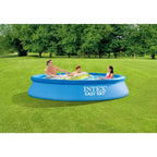 INTEX Piscine Gonflable Easy Set Comprend une Pompe à Filtre à Cartouche Matériau Résistant aux Crevaisons