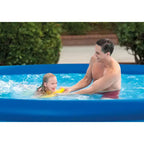 INTEX Piscine Gonflable Easy Set Comprend une Pompe à Filtre à Cartouche Matériau Résistant aux Crevaisons
