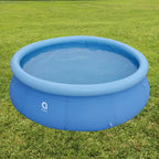 Piscine gonflable pour enfants JLeisure Avenli, de 2,44 m x 63,5 cm, pour 2 à 3 personnes, à montage rapide, pour jardin, bleue