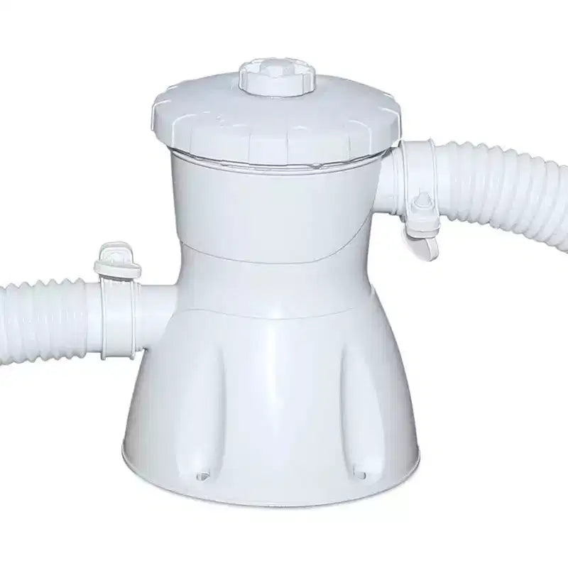 Funsicle Piscine hors sol ronde gonflable QuickSet de 4,5 m x 91 cm avec pompe filtrante et filtre à cartouche de type D, Bleue