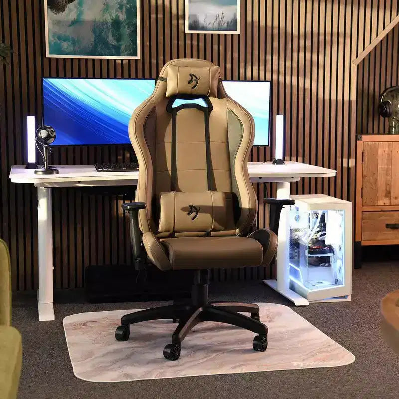 Chaise de bureau et de jeu Arozzi Torretta en similicuir souple