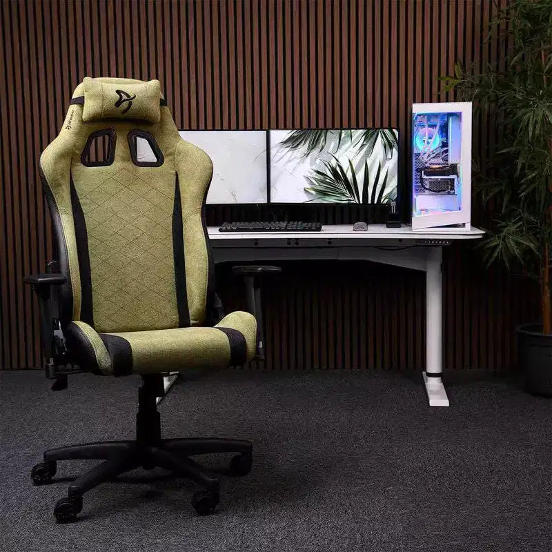 Sedia da ufficio e gaming Arozzi Avanti Soft Fabric con morbidi cuscini per il collo e il supporto lombare