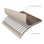 Funsicle Piscine hors sol ronde 305 cm x 76 cm QuickSet à anneau gonflable, aspect osier