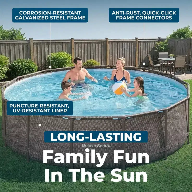 Piscine hors sol Bestway Power Steel 13' x 42 avec auvent