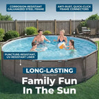 Piscine hors sol Bestway Power Steel 13' x 42 avec auvent