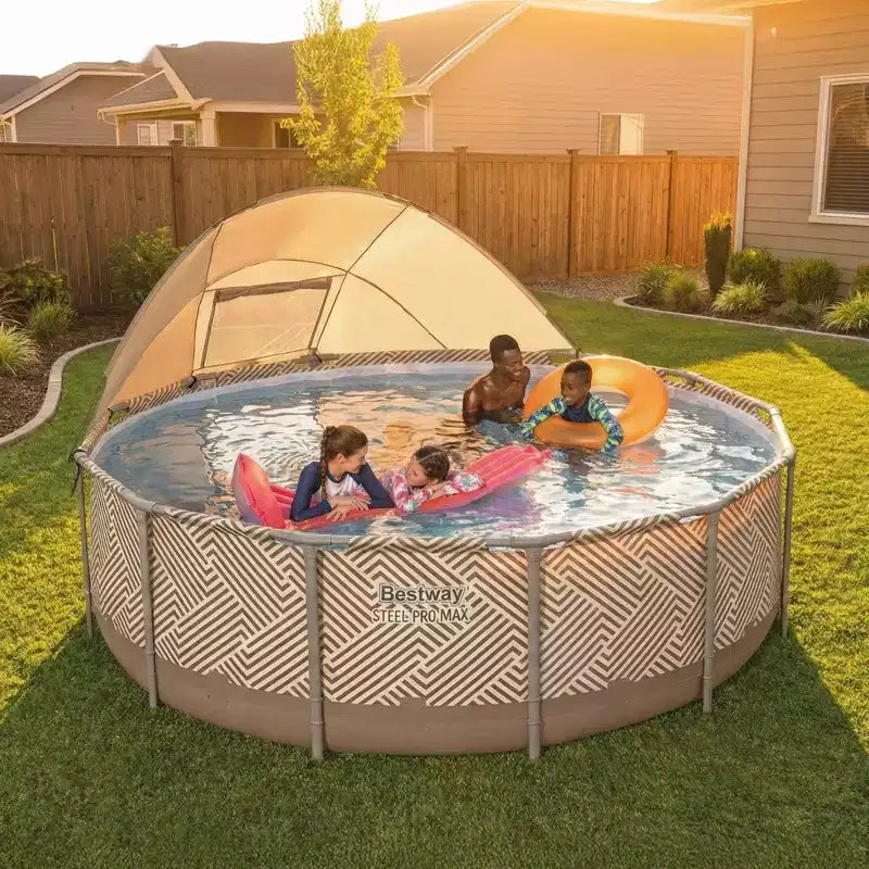 Piscine hors sol Bestway Power Steel 13' x 42 avec auvent