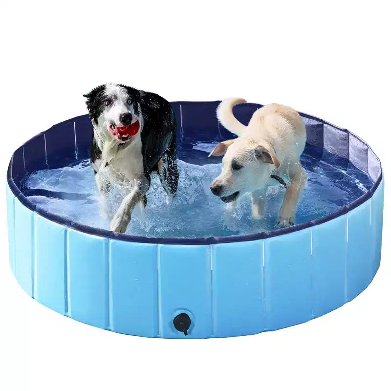 Piscine pliable Yaheetech pour animaux de compagnie, baignoire pour chiens, pour jardin et cour