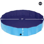 Piscine pliable Yaheetech pour animaux de compagnie, baignoire pour chiens, pour jardin et cour