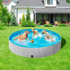 Piscine pliable Yaheetech pour animaux de compagnie, baignoire pour chiens, pour jardin et cour