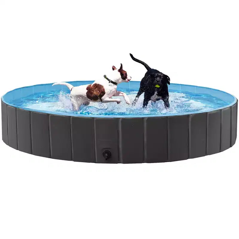 Piscine pliable Yaheetech pour animaux de compagnie, baignoire pour chiens, pour jardin et cour