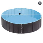 Piscine pliable Yaheetech pour animaux de compagnie, baignoire pour chiens, pour jardin et cour