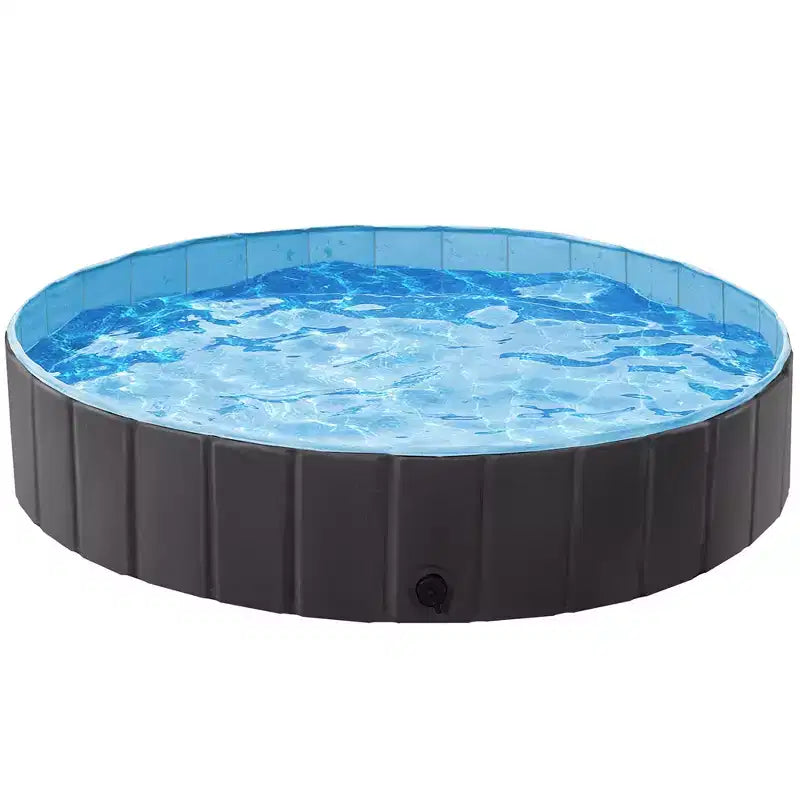 Yaheetech Foldable Pet Swimming Pool Dog Bath Tub for Garden Yard