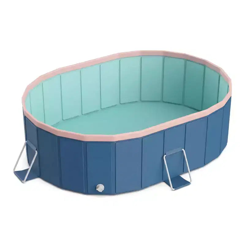 NAYSAYE Piscine Pliable Non Gonflable Coque en PVC Portable Piscine pour Enfants et Adultes, Piscine pour Chien pour Jardin Extérieur Facile à Installer