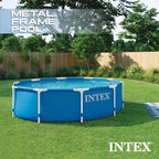 Piscine hors sol ronde à armature métallique Intex 28211EH 3,66 m x 76 cm avec pompe