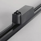 Suspension moderne noire réglable conique pour îlot de cuisine