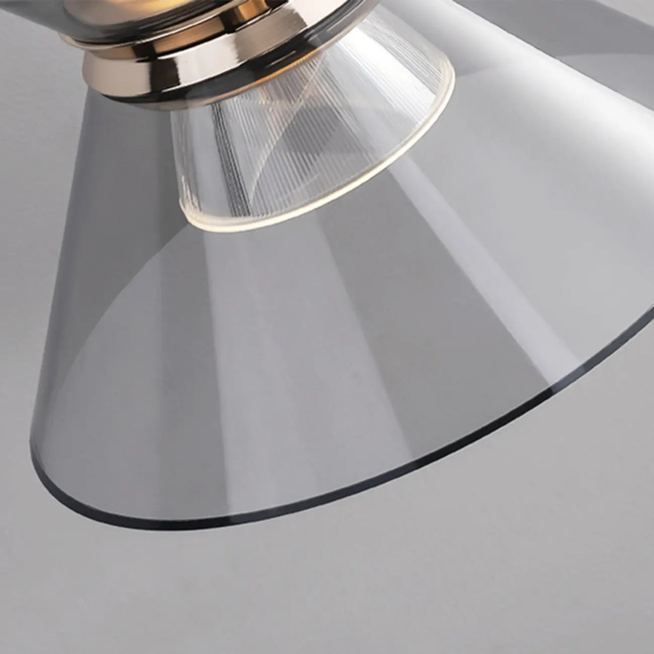 Suspension moderne noire réglable conique pour îlot de cuisine