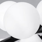 Suspension moderne dorée en forme de globe pour îlot de cuisine