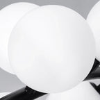 Suspension moderne dorée en forme de globe pour îlot de cuisine