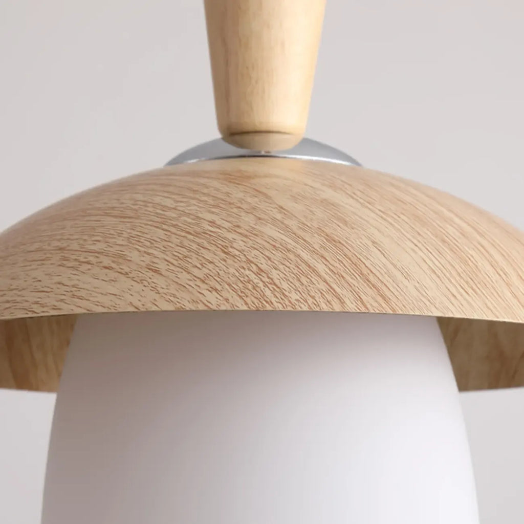 Lampade a sospensione moderne a 3 luci in legno per isola cucina