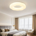 Plafonnier circulaire moderne à intensité variable pour chambre à coucher