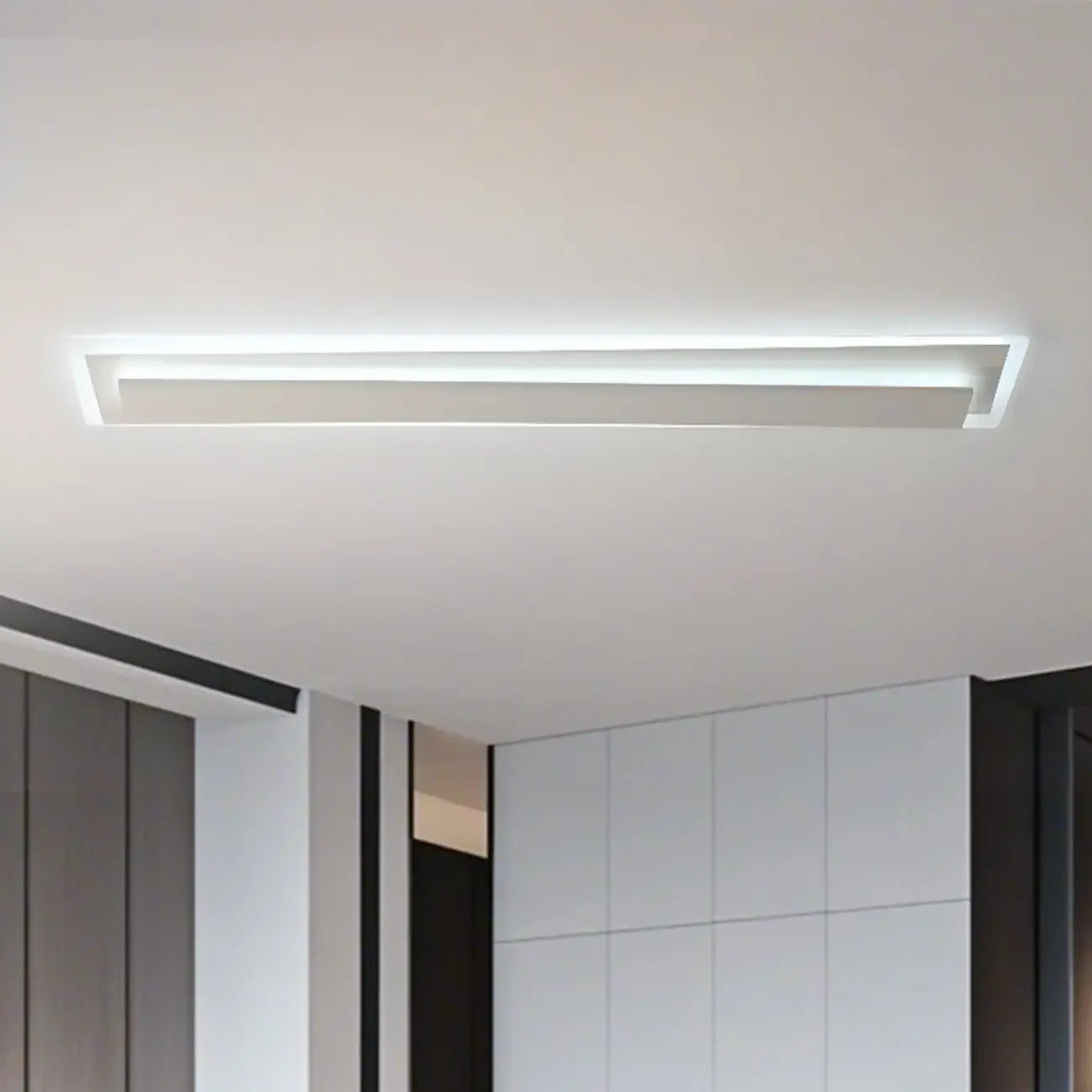 Plafoniera geometrica a 2 luci per soggiorno