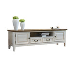 Mobile TV 71 Coastal Wood Brown con ante a battente e gambe