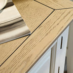 Mobile TV 71 Coastal Wood Brown con ante a battente e gambe