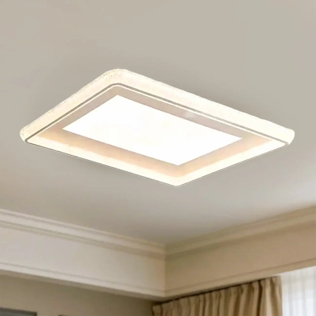 Plafonnier moderne à intensité variable en cristal pour chambre à coucher