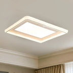 Plafonnier moderne à intensité variable en cristal pour chambre à coucher