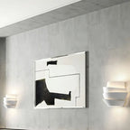 Applique murale minimaliste blanche à plusieurs niveaux pour l'éclairage de la chambre