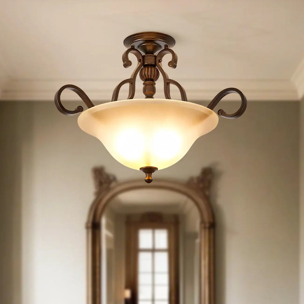 Plafonnier contemporain à 3 lumières pour la décoration du salon