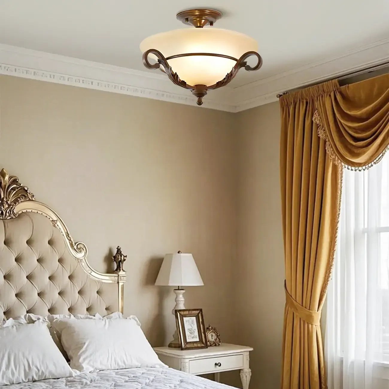Plafonnier contemporain à 3 lumières pour la décoration du salon