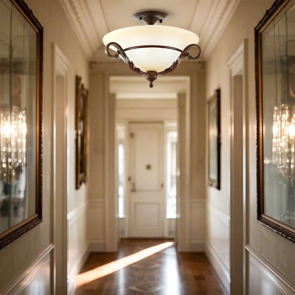 Plafonnier contemporain à 3 lumières pour la décoration du salon