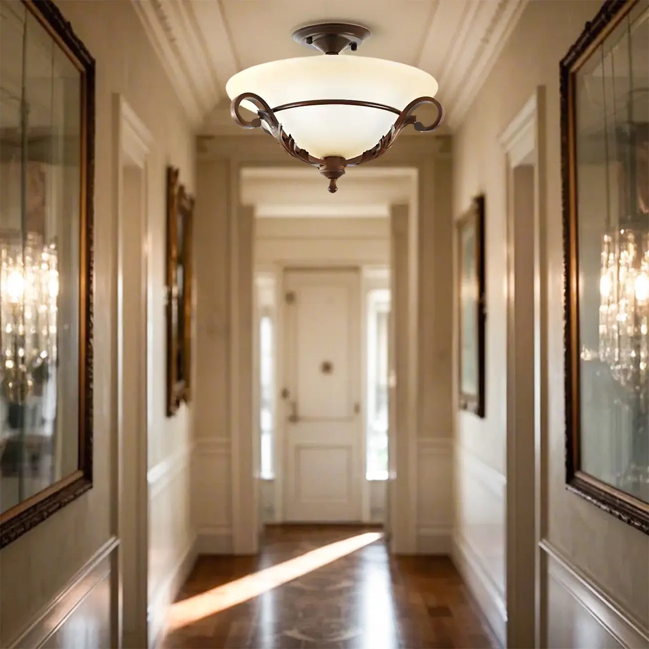 Plafonnier contemporain à 3 lumières pour la décoration du salon