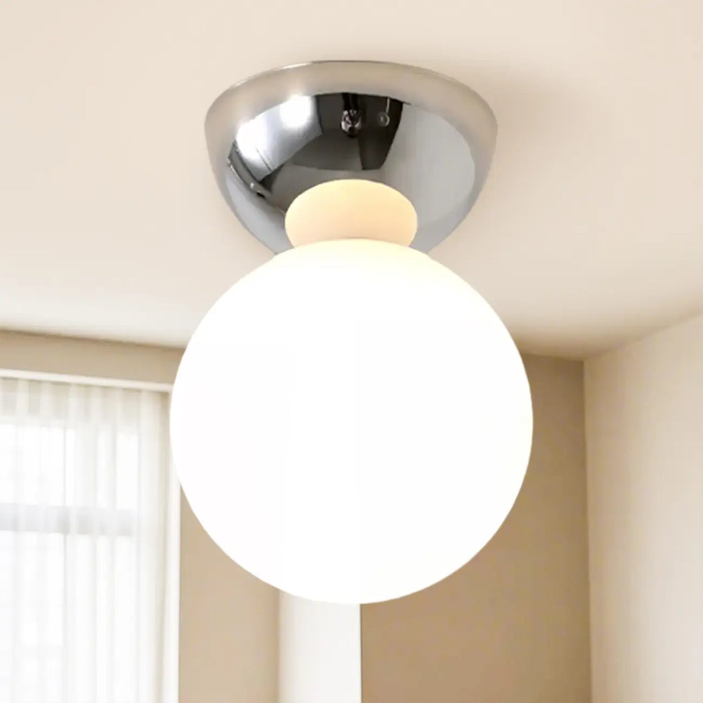 Plafoniera Globo in Acrilico da 5 a 9 Pollici per Uso Residenziale