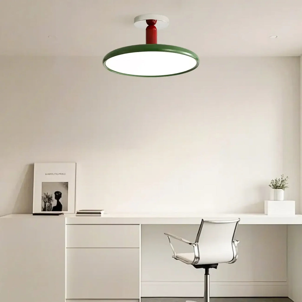 1 plafonnier semi-encastré à DEL à intensité variable pour usage résidentiel