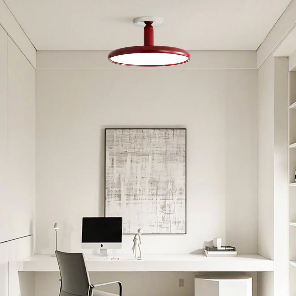 1 plafonnier semi-encastré à DEL à intensité variable pour usage résidentiel