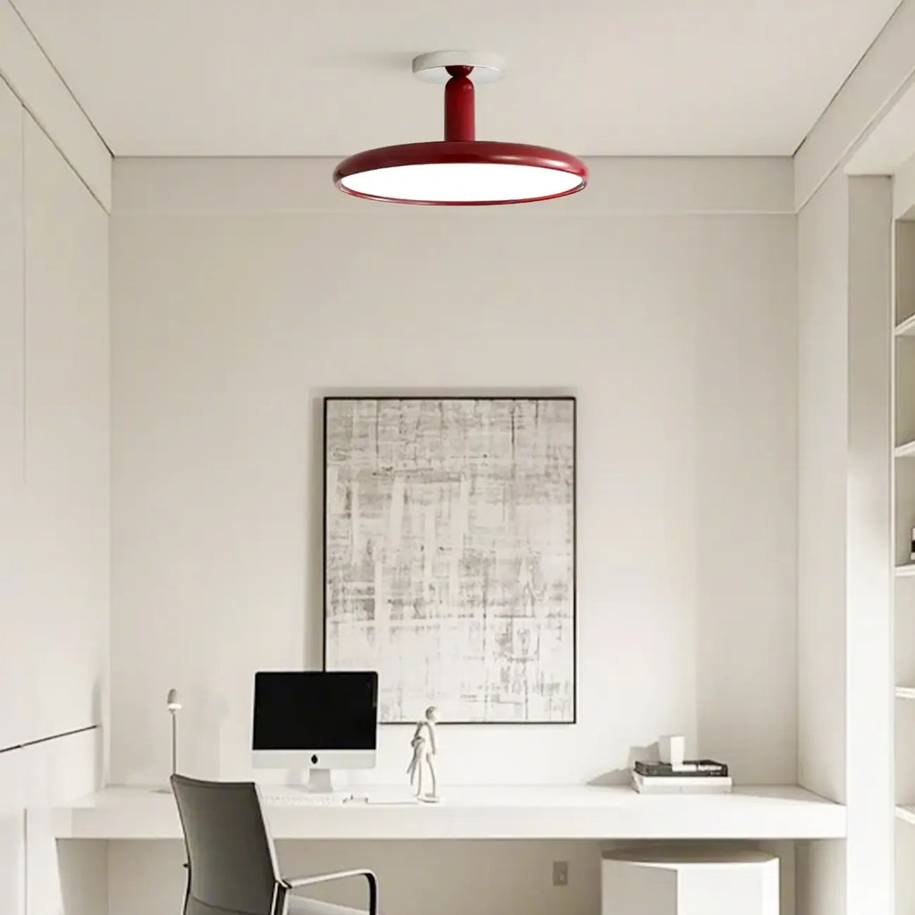 1 plafonnier semi-encastré à DEL à intensité variable pour usage résidentiel