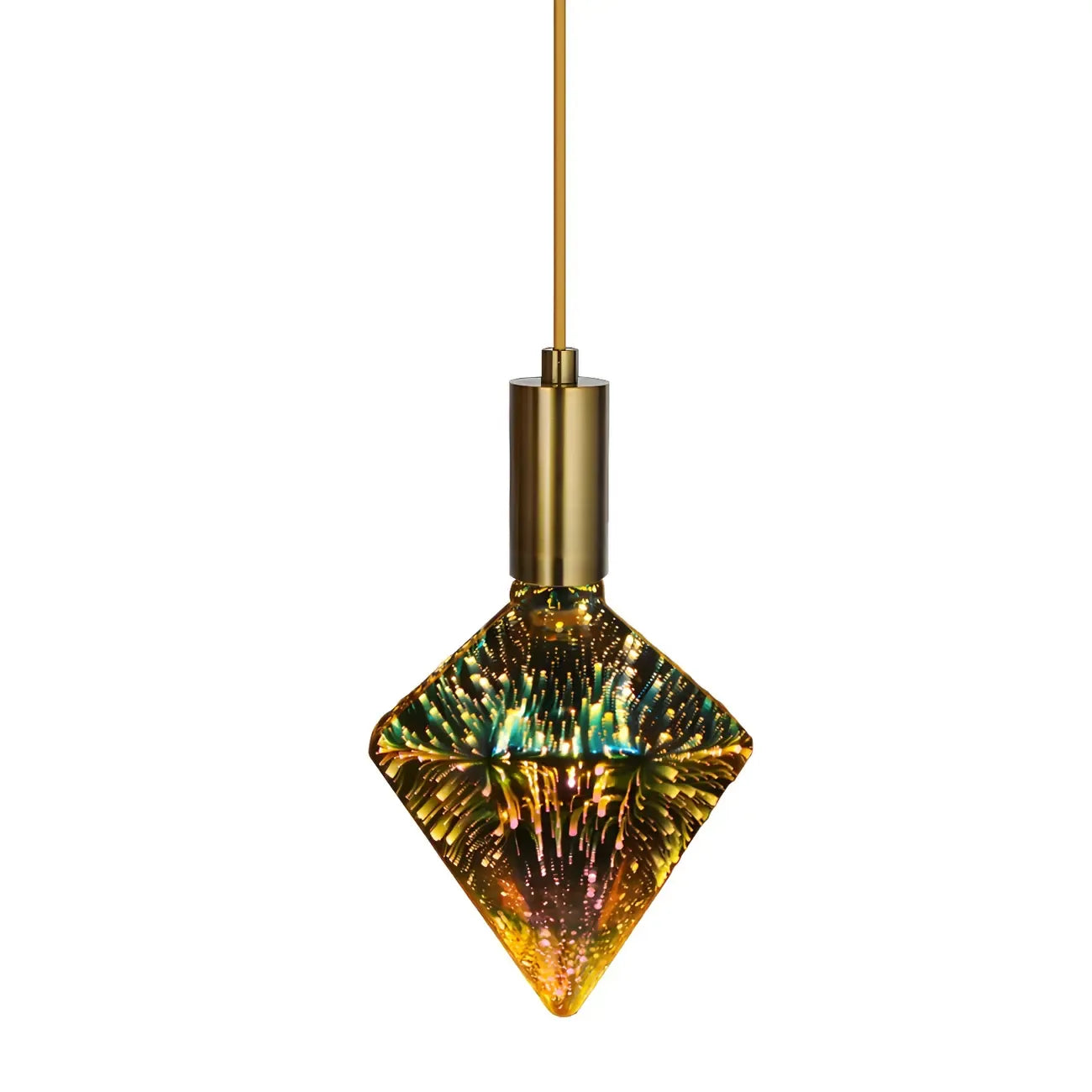 Ampoule LED multicolore en forme de diamant 4W E27 pour la décoration