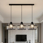 Suspension contemporaine en cristal pour îlot de cuisine