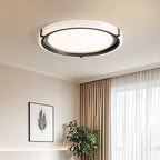 Plafonnier LED blanc à intensité variable pour salon