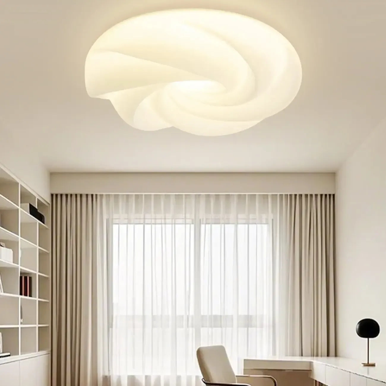 Plafonnier LED élégant encastré pour la décoration de la chambre