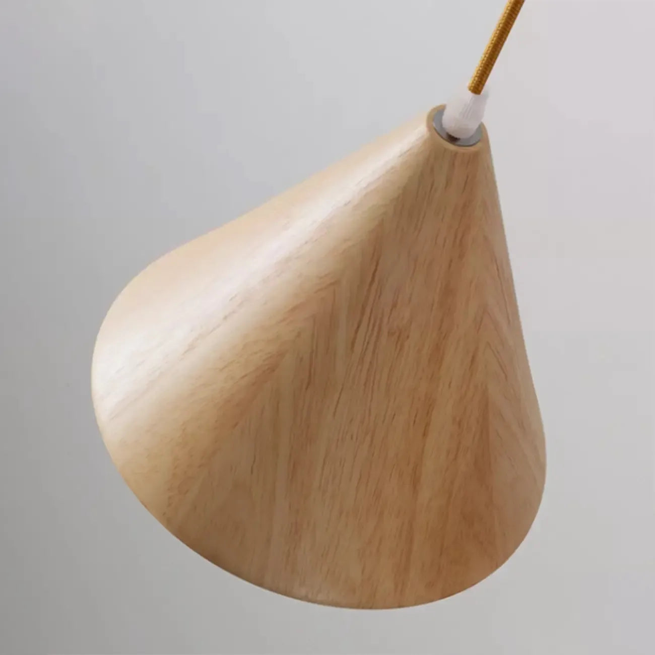 Lampade a sospensione moderne a cono in legno con LED per cucina