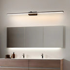 Luminaire de salle de bain linéaire long en gel de silice pour meuble-lavabo