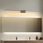 Luminaire de salle de bain linéaire long en gel de silice pour meuble-lavabo