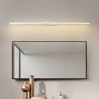 Luminaire de salle de bain linéaire long en gel de silice pour meuble-lavabo