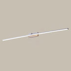 Luminaire de salle de bain linéaire long en gel de silice pour meuble-lavabo