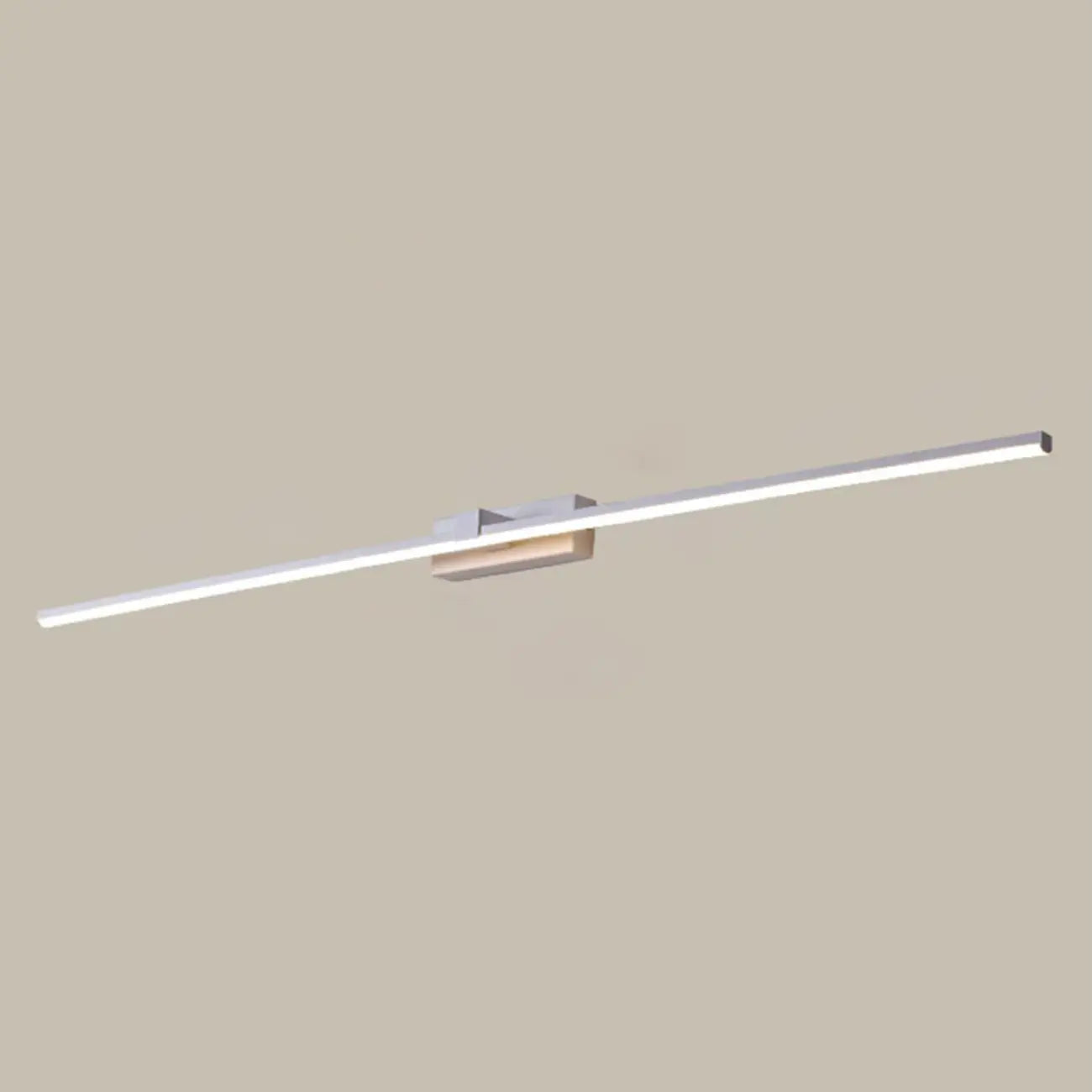 Luminaire de salle de bain linéaire long en gel de silice pour meuble-lavabo