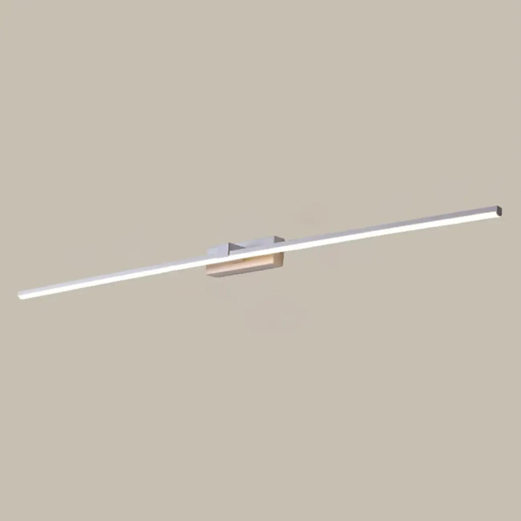 Luminaire de salle de bain linéaire long en gel de silice pour meuble-lavabo